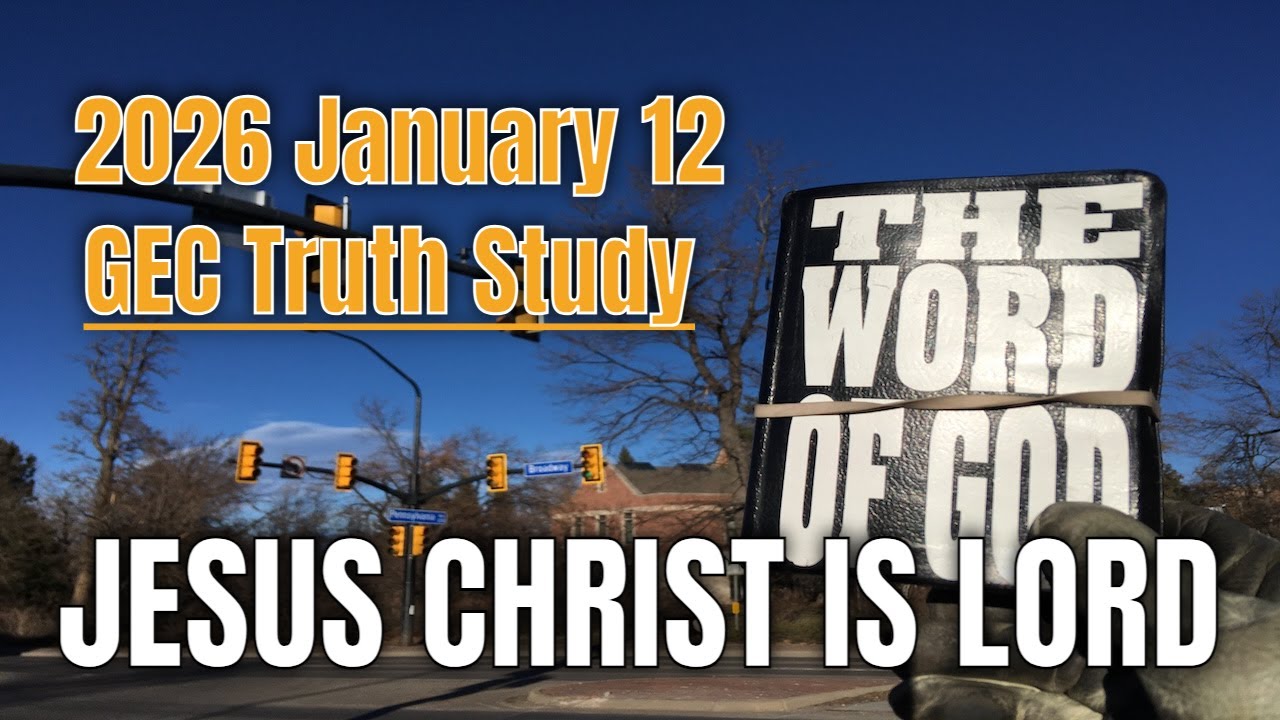 ☎️ 📲 2026 January 12 - GEC Truth Study "FIRST Book" - Boulder, CO! 📱