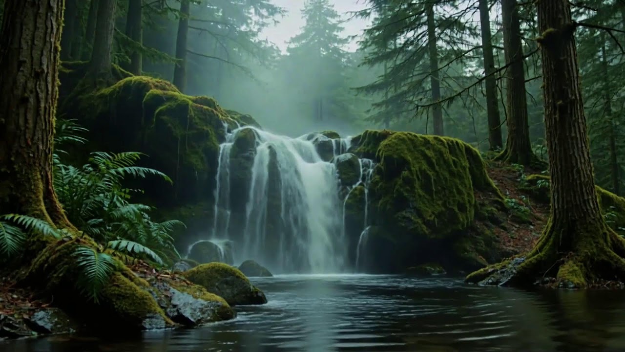 Peaceful River with Morning Birds Nature Sounds for Deep Focus