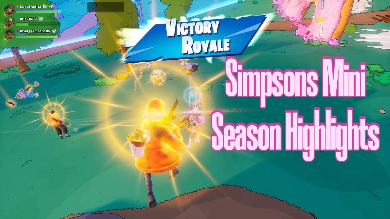 Simpsons Mini Season Fortnite Highlights