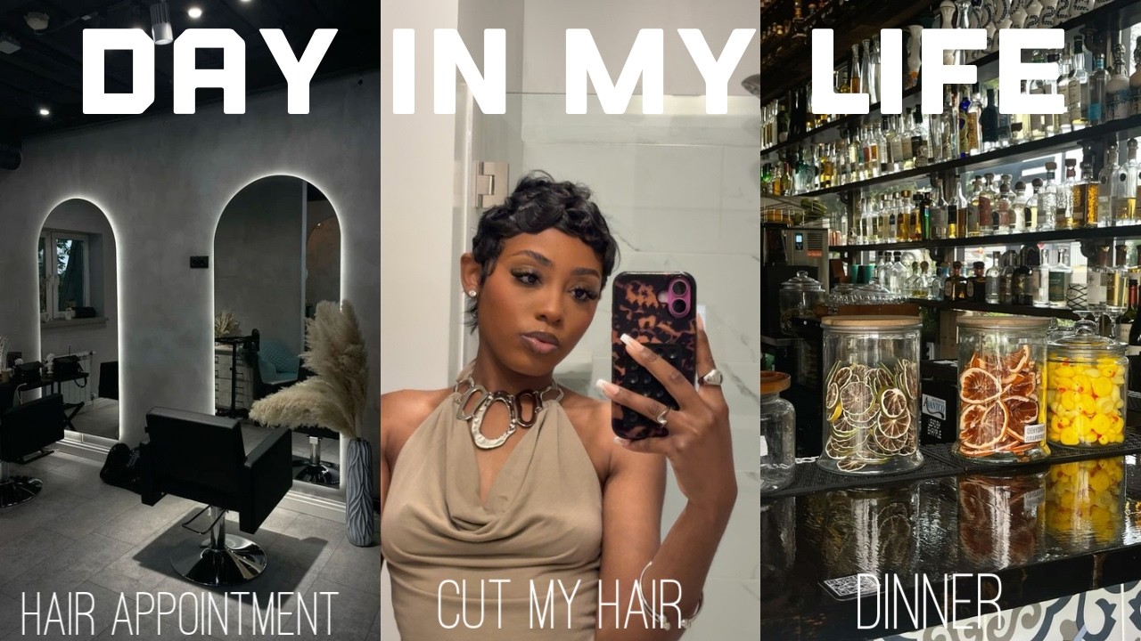 Becoming HER in a New Place🎀 A Day In My Life | hair appointment, dinner, girls night.