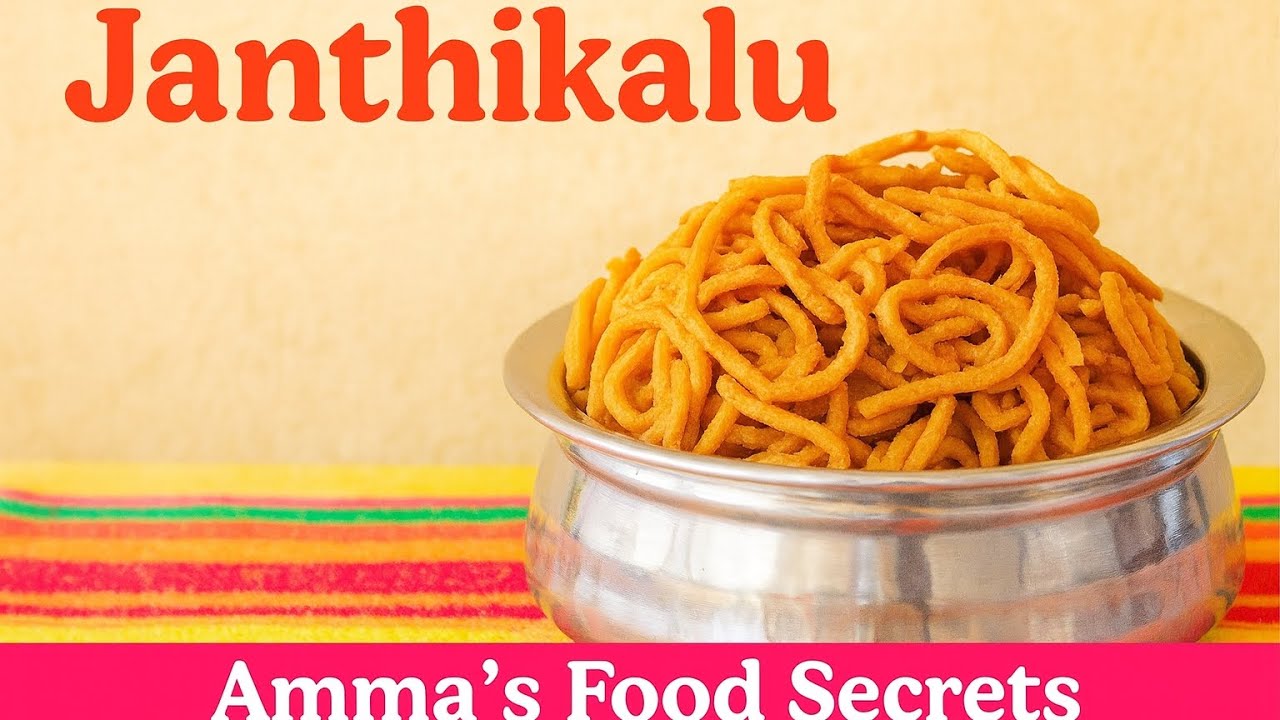 Crispy & Authentic Janthikalu Recipe | Traditional Snack | Perfect Tea-Time Snack | Festival Special