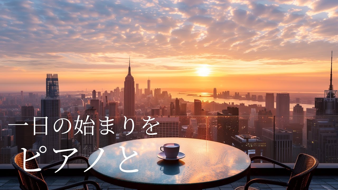 【朝カフェBGM】一日の始まりをピアノと｜Morning Piano for a Gentle Start