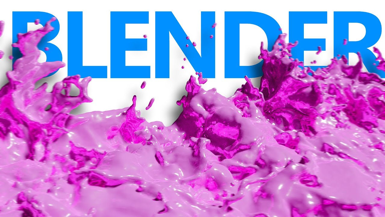 Basic Fluid-Simulation in Blender 2.8 - Tutorial