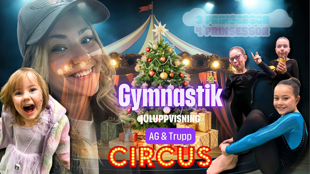 Julavslutning Artistisk gymnastik & trupp. Cirkus, jultomtar & fastnat i vinkelvolten🤸🏽‍♀️🎄🍿VLOGG! 