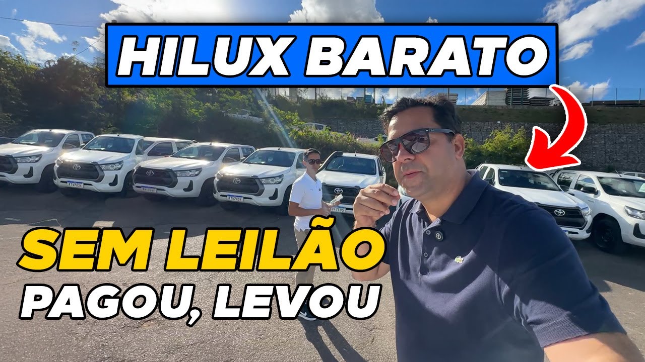 MELHOR LUGAR PRA COMPRAR HILUX BARATO | SEM LEILÃO: PAGOU, LEVOU