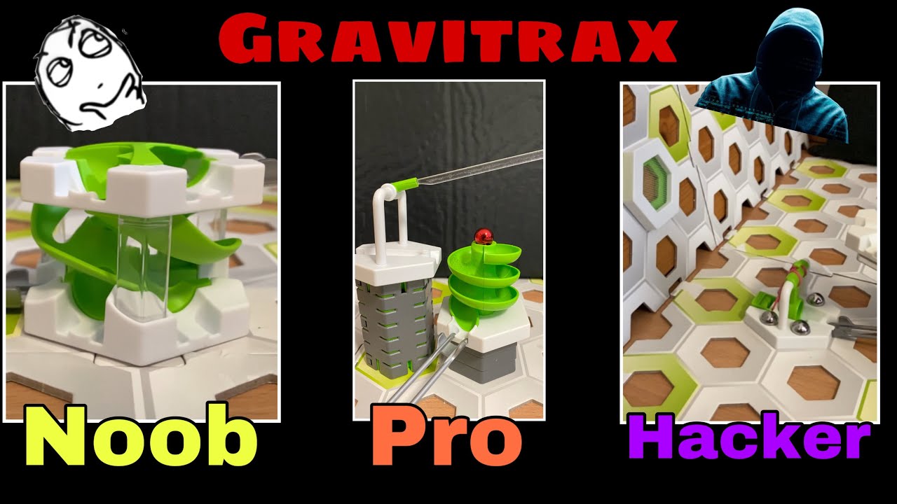Gravitrax Noob vs Pro vs Hacker - viele Tricks (Teil 2)