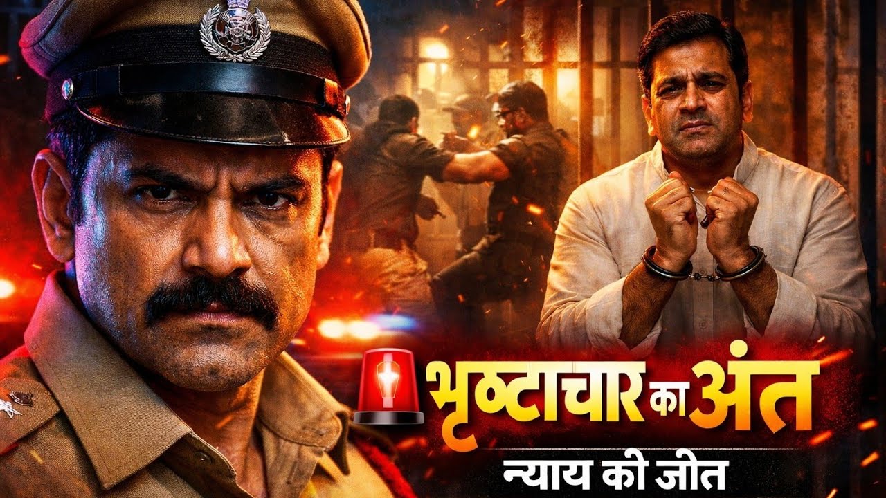 🚔🚨वर्दी का इंसाफ | जब ईमानदार पुलिस /नेता सिखाया कानून | Powerful Hindi Story#💪police v/s political
