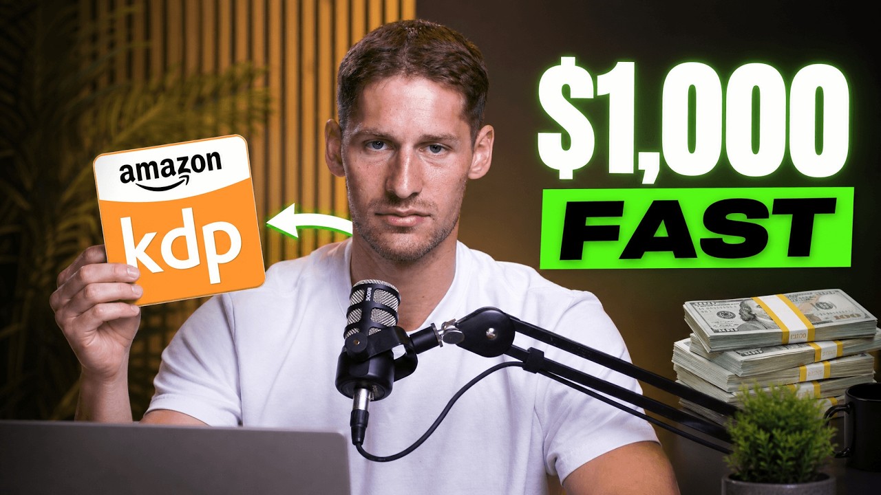Copy & Paste THIS Strategy To Make Your First $1,000 on Amazon KDP