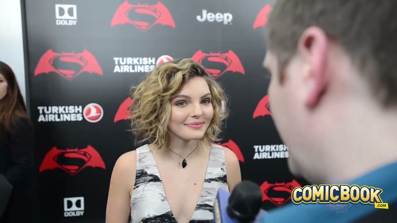 Camren Bicondova at the Batman v Superman: Dawn of Justice Red Carpet