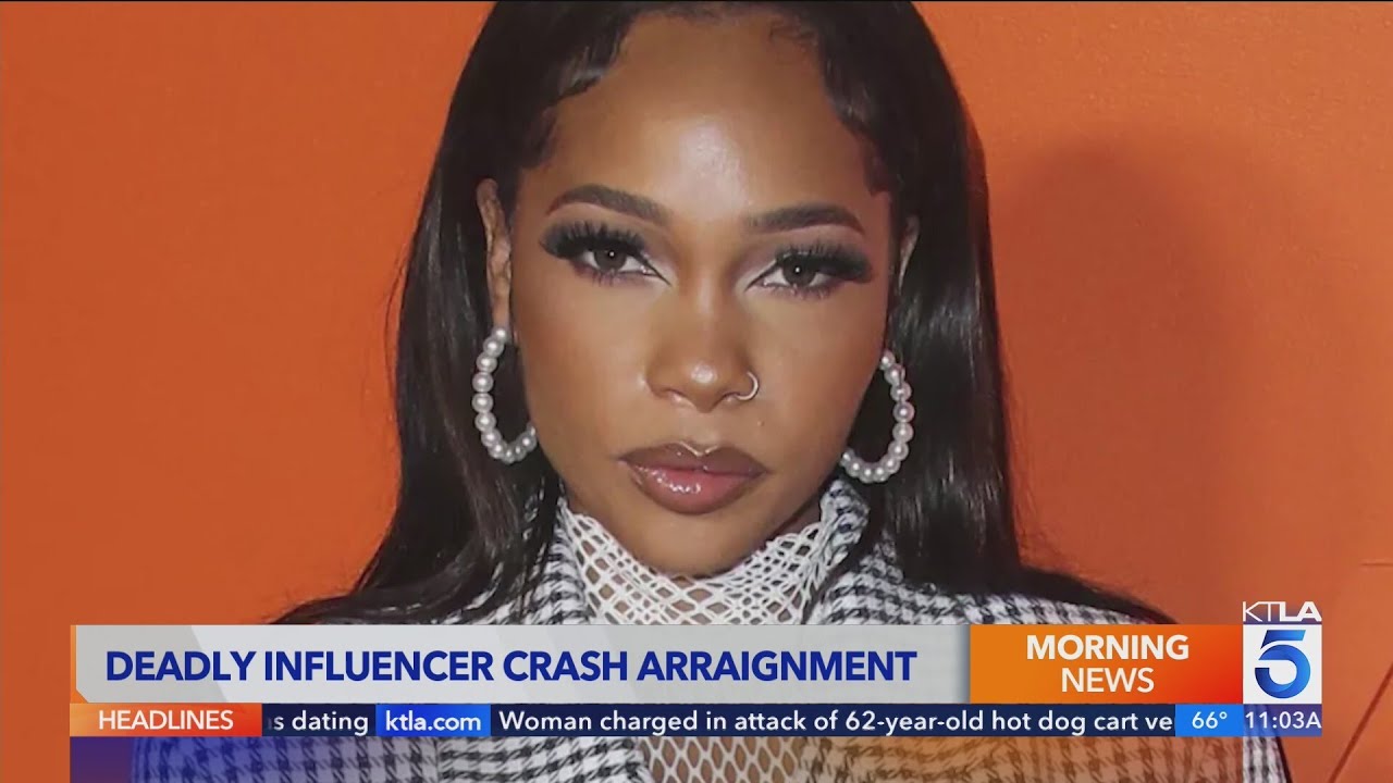 Social media influencer charged with killing rideshare driver in 2024 crash to be arraigned