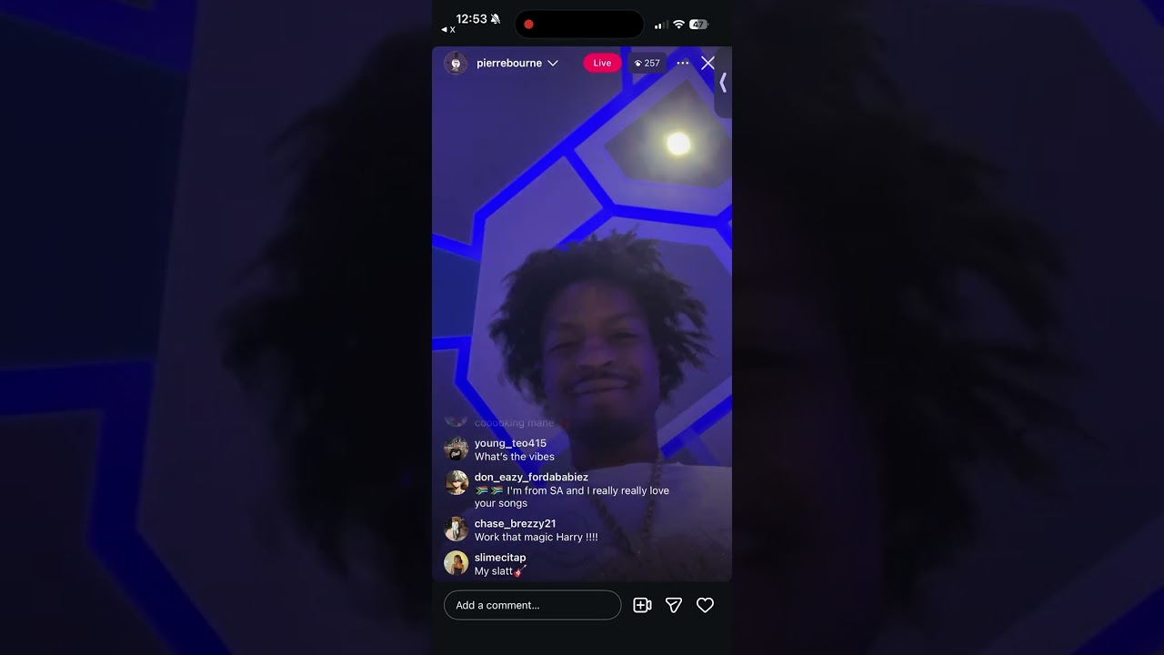 Pierre Bourne IG Live (3/11/26) - snippets & snippets 