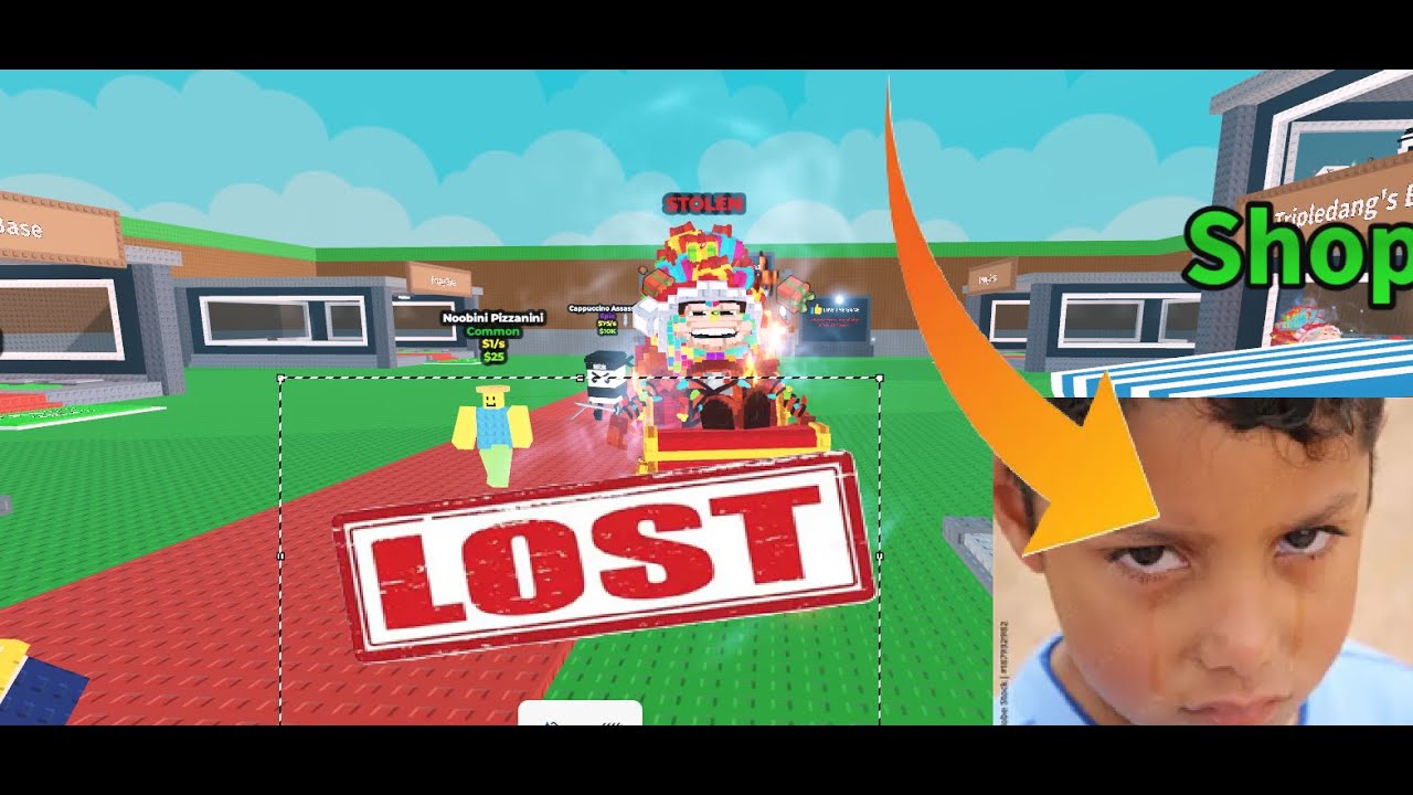 I REMATCHED THE TOXIC I-PAD KID! *LOST EVERYTHING#roblox #stealabrainrot