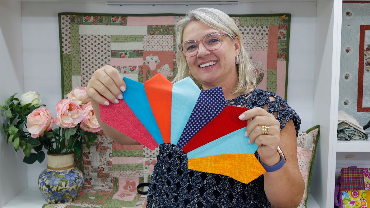 Aprenda fazer DRESDEN PLATE, uma técnica super fácil que fica LINDA em qualquer peça!