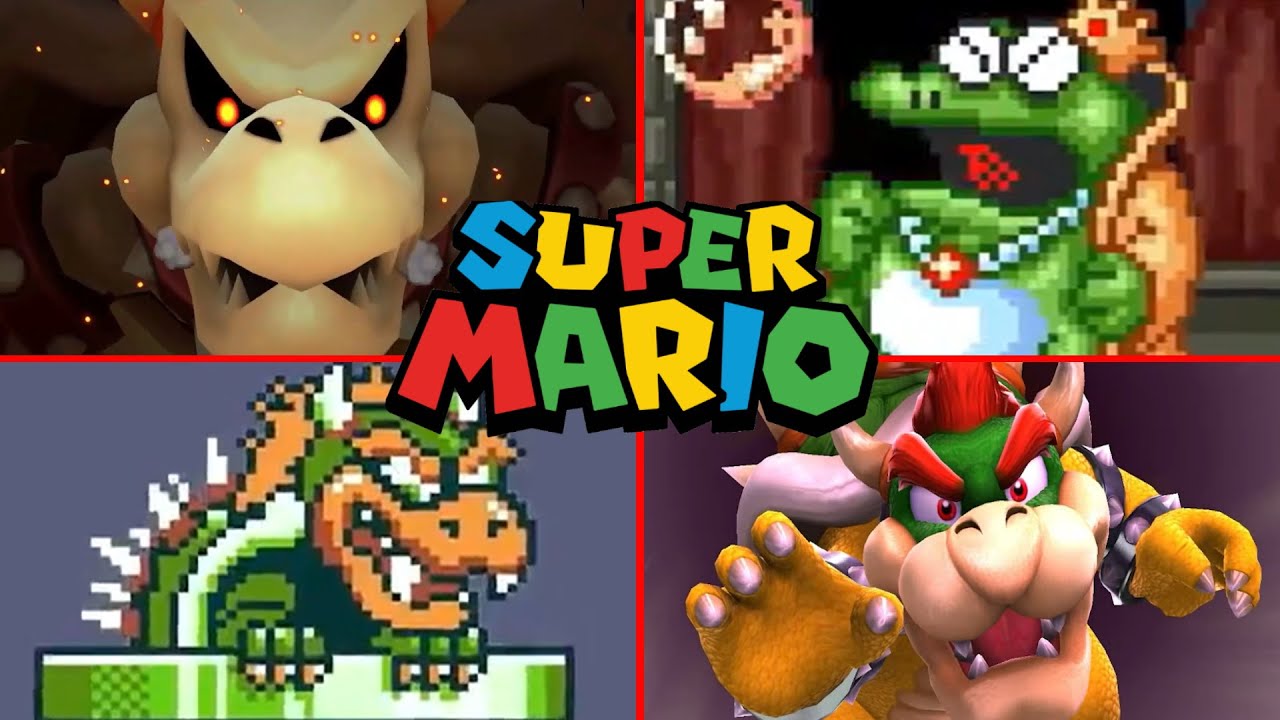 Evolution of Super Mario Series: Final Bosses & Secret Final Bosses (1985-2022)