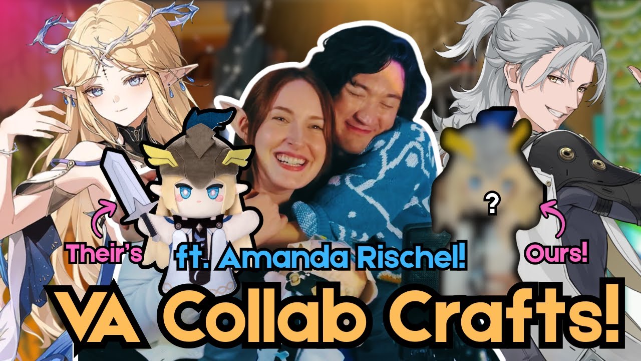 EN VA Картетии и EN VA Аалто создают марионетку Картетии! VA Collab Crafts эп. 1 - Аманда Ришель