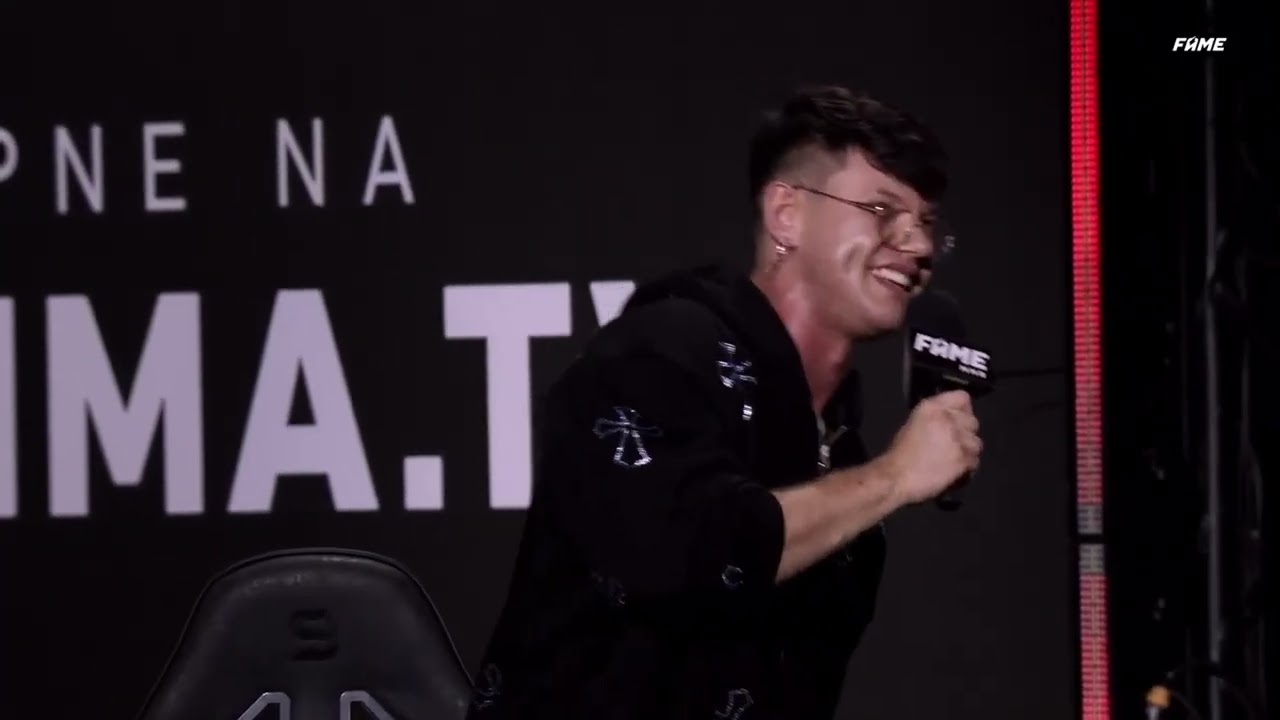 Cała awantura pomiędzy Natanem a Hejterem na konferencji FAME MMA 19