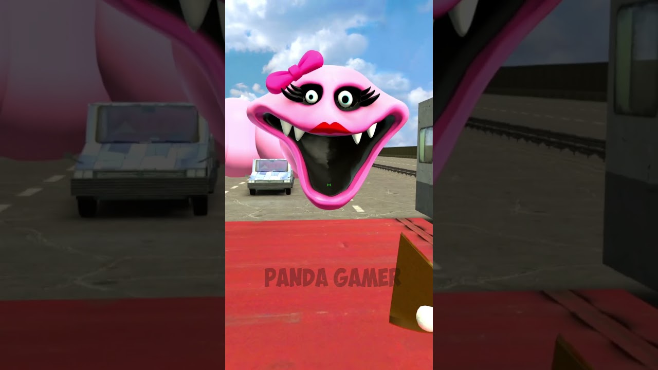 GIANT MOMMY DADDY HUNGRY WORM ROBLOX CARS FREEWAY Garry's Mod