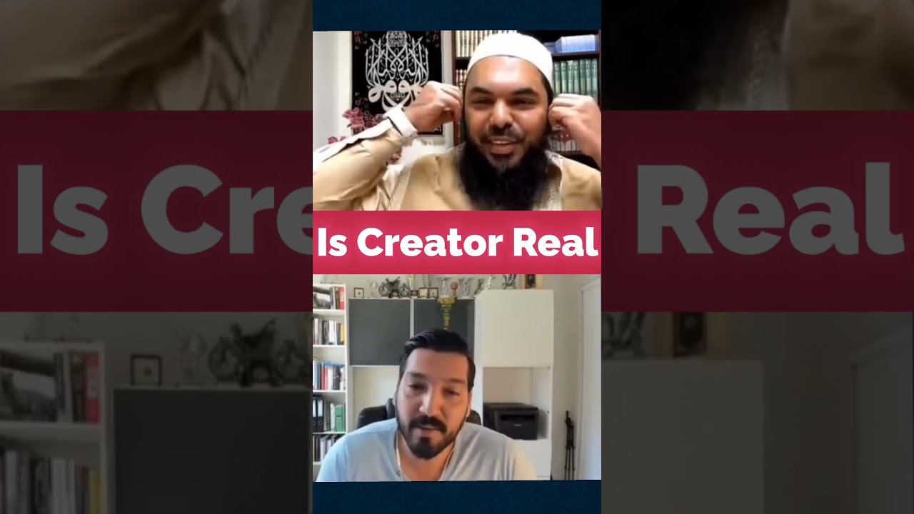 Debating God existence real Or not? | mufti uthman ibn farooq vs harrish sultan #shorts