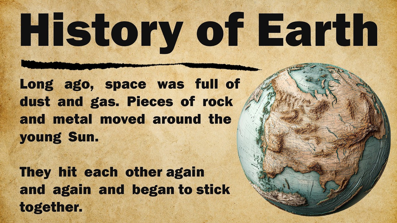 History of the Earth 🌍 || Learn English Through Story Level 3 Graded Reader 🎧📚