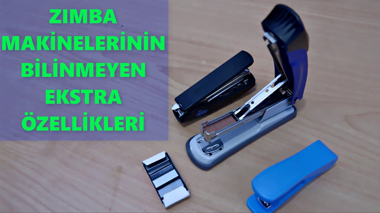 Zımba Makinesi Nasıl Kullanılır ve Ekstra Özellikleri Nelerdir?