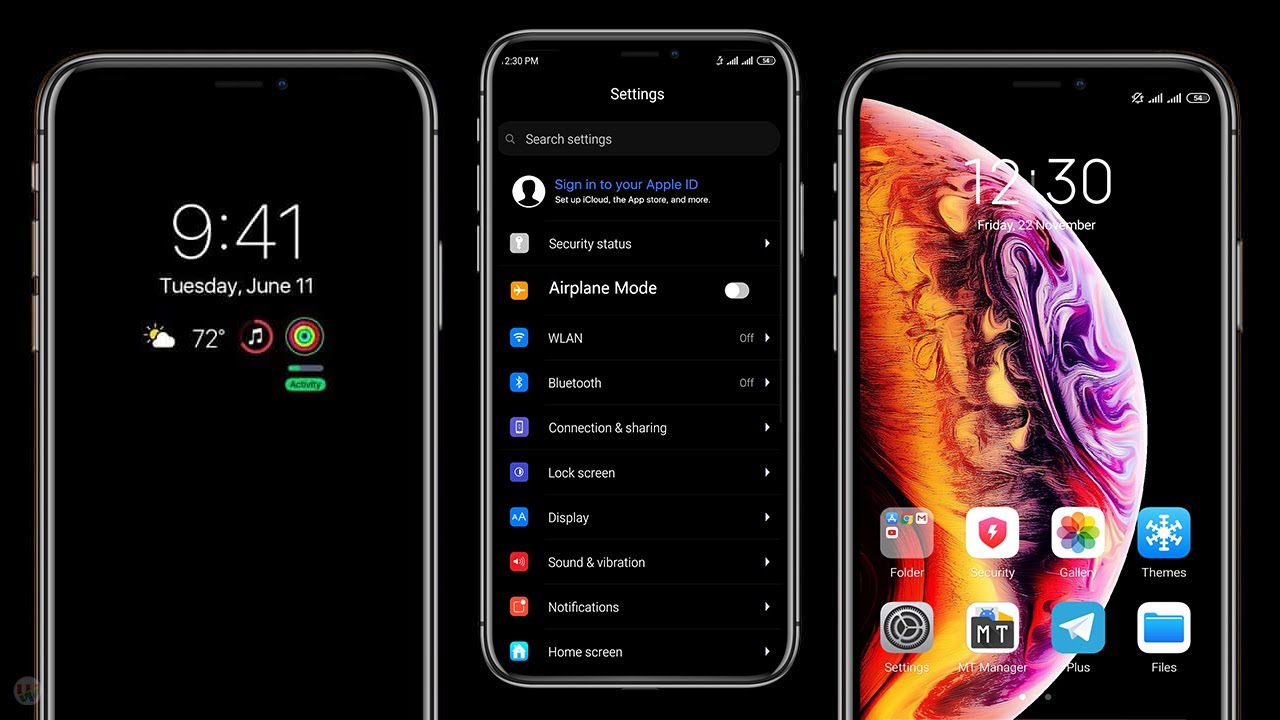 MIUI 11 Supported Dark iOS Theme For All Xiaomi Devices