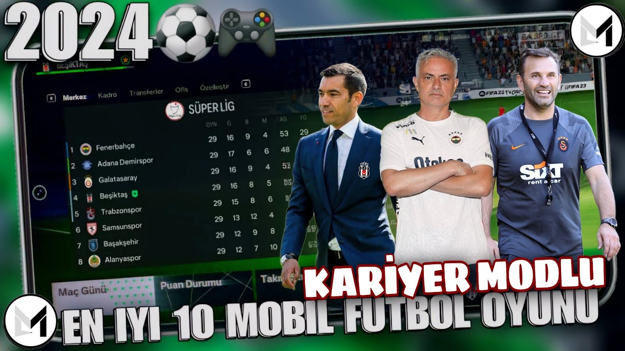 KARİYER MODLU EN İYİ 10 MOBİL FUTBOL OYUNU GÜNCEL LİSTE 2024 - TOP 10 MOBILE FOOTBALL CAREER GAME