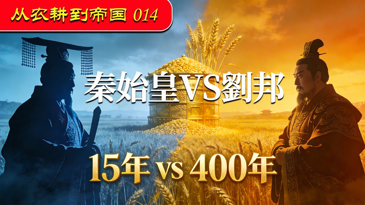為什麼漢朝能長壽，而秦朝只能活15年？｜大漢：把天下變成糧倉的帝國#文景之治#郡縣製#楚漢戰爭