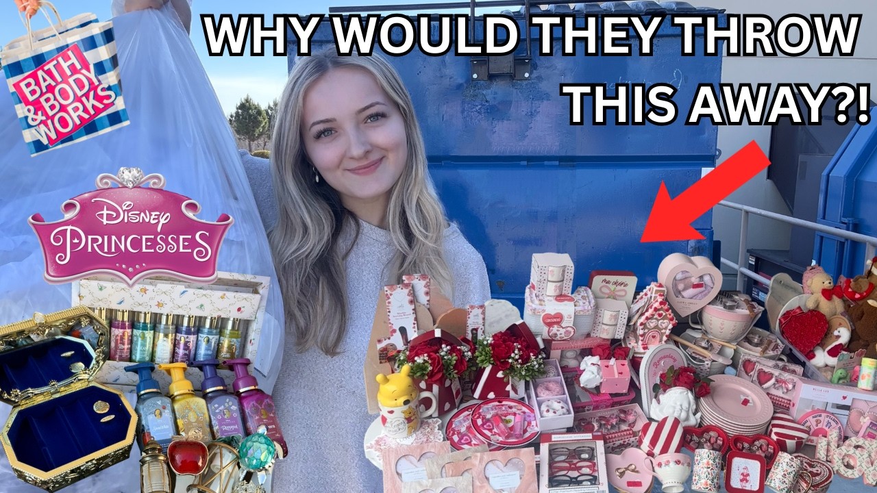 I Went DUMPSTER DIVING & Found SO Many HUGE Jackpots.. OMG SCORE!!!