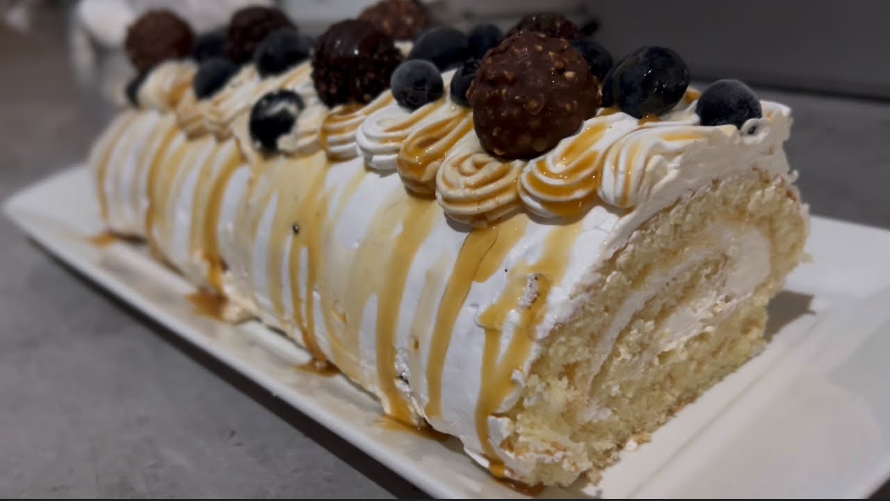 Bûche au caramel ultra facile