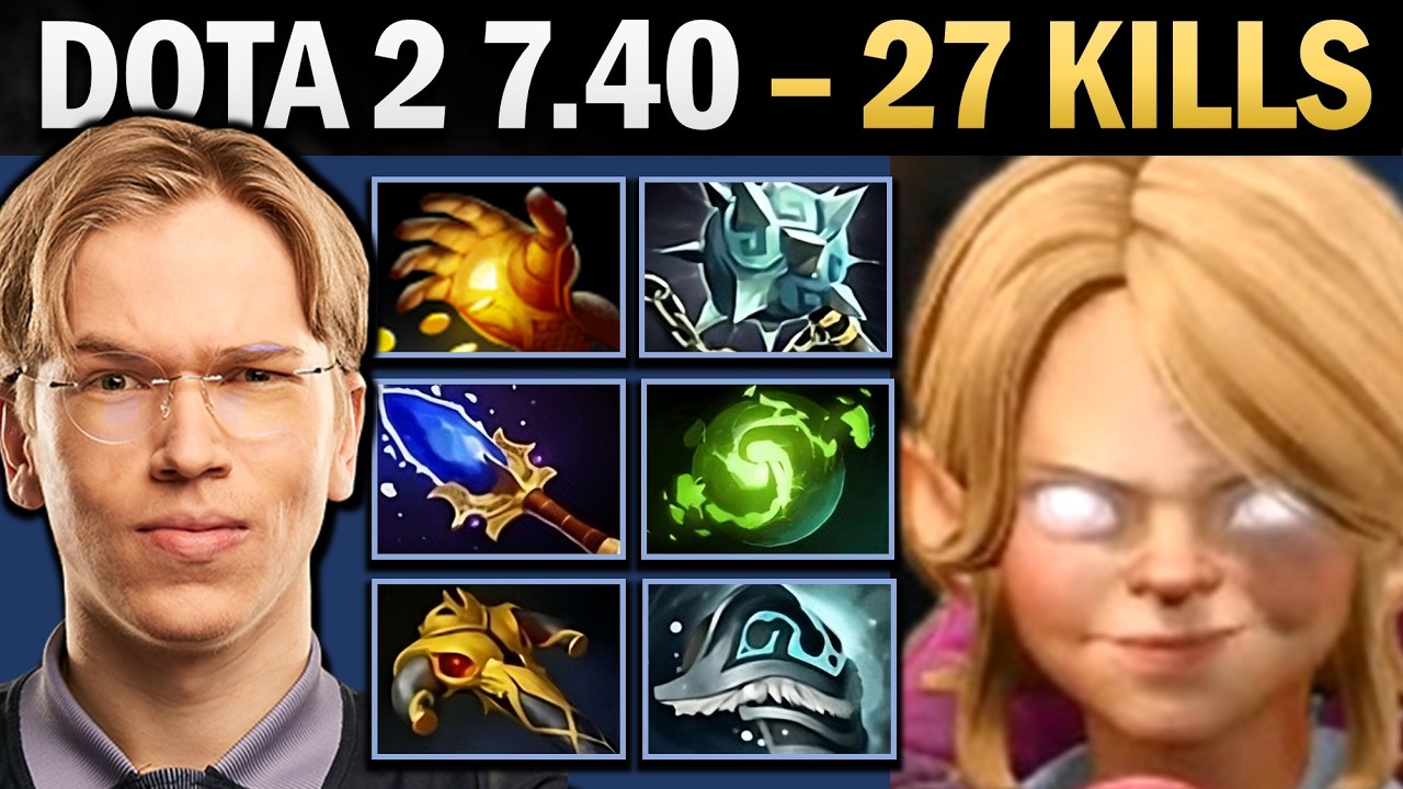 Invoker Pro with Shivas and 27 Kills - Mid Dota 2 Gameplay