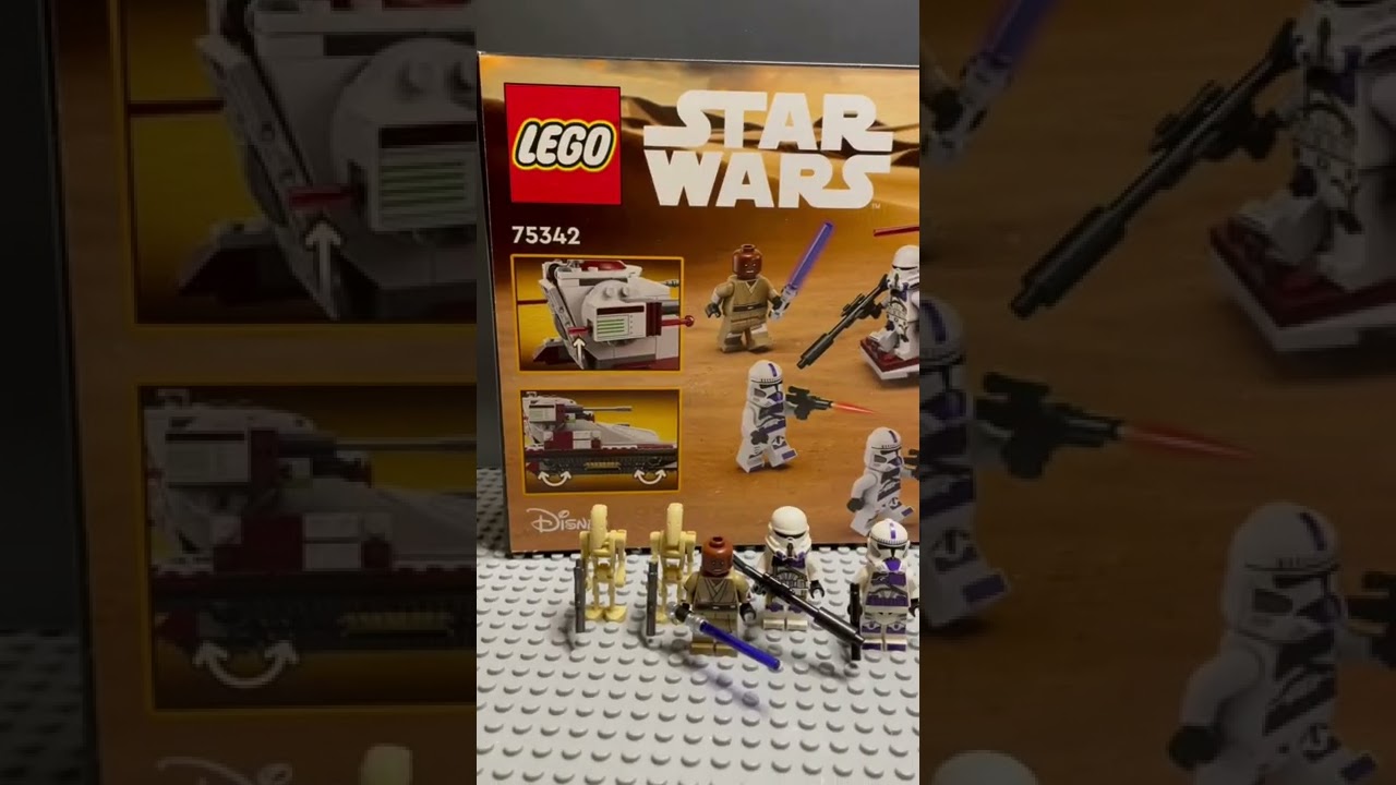 Lego Star Wars Republic Fighter Tank 75342 #shorts