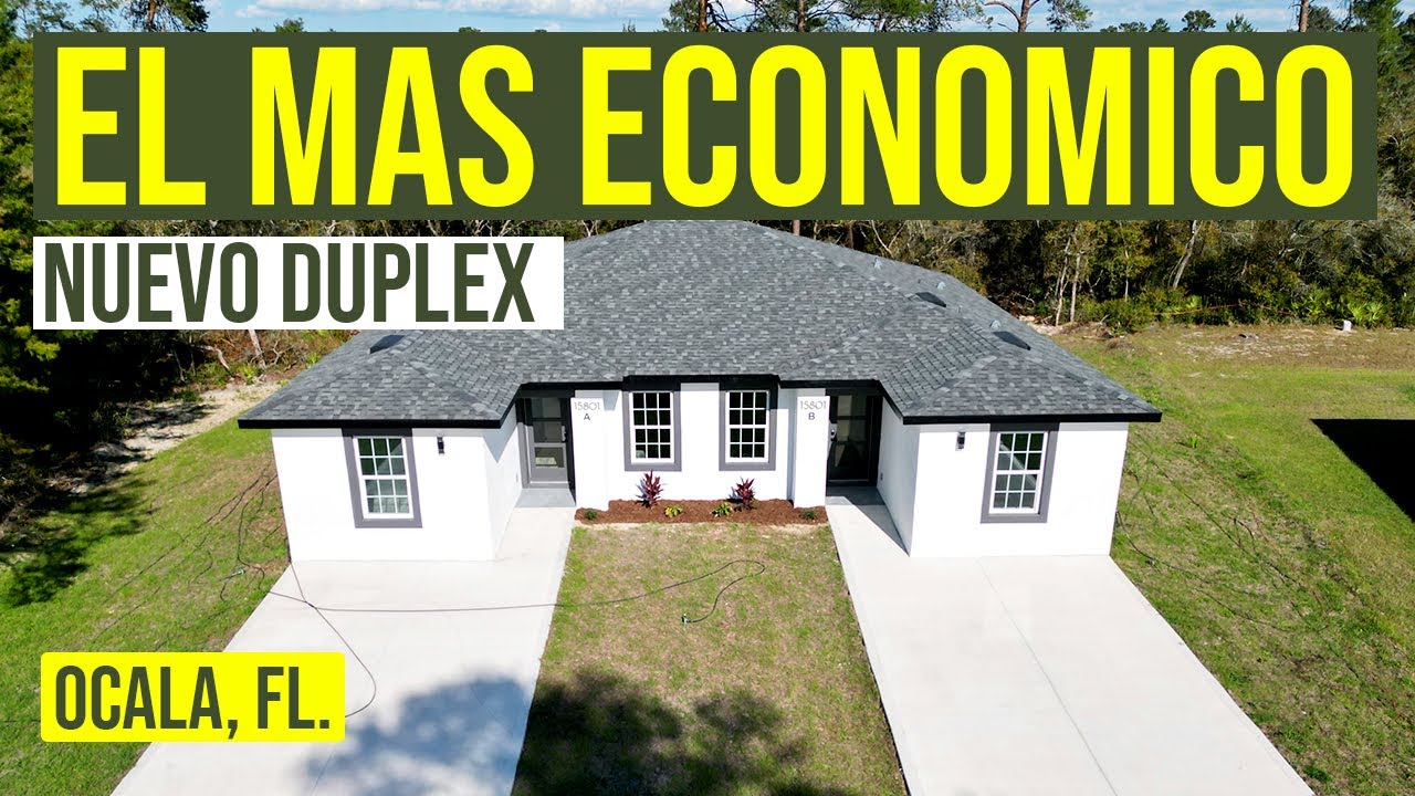 Compra 2 CASAS por el Precio de 1 🤑 DUPLEX Nuevo en Ocala Florida 📍