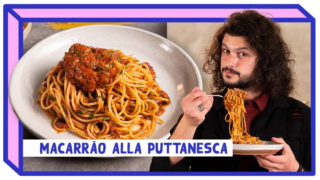 MACARR&Atilde;O ALLA PUTTANESCA (MINHA PRIMEIRA VEZ) | Receitas | Mohamad Hindi