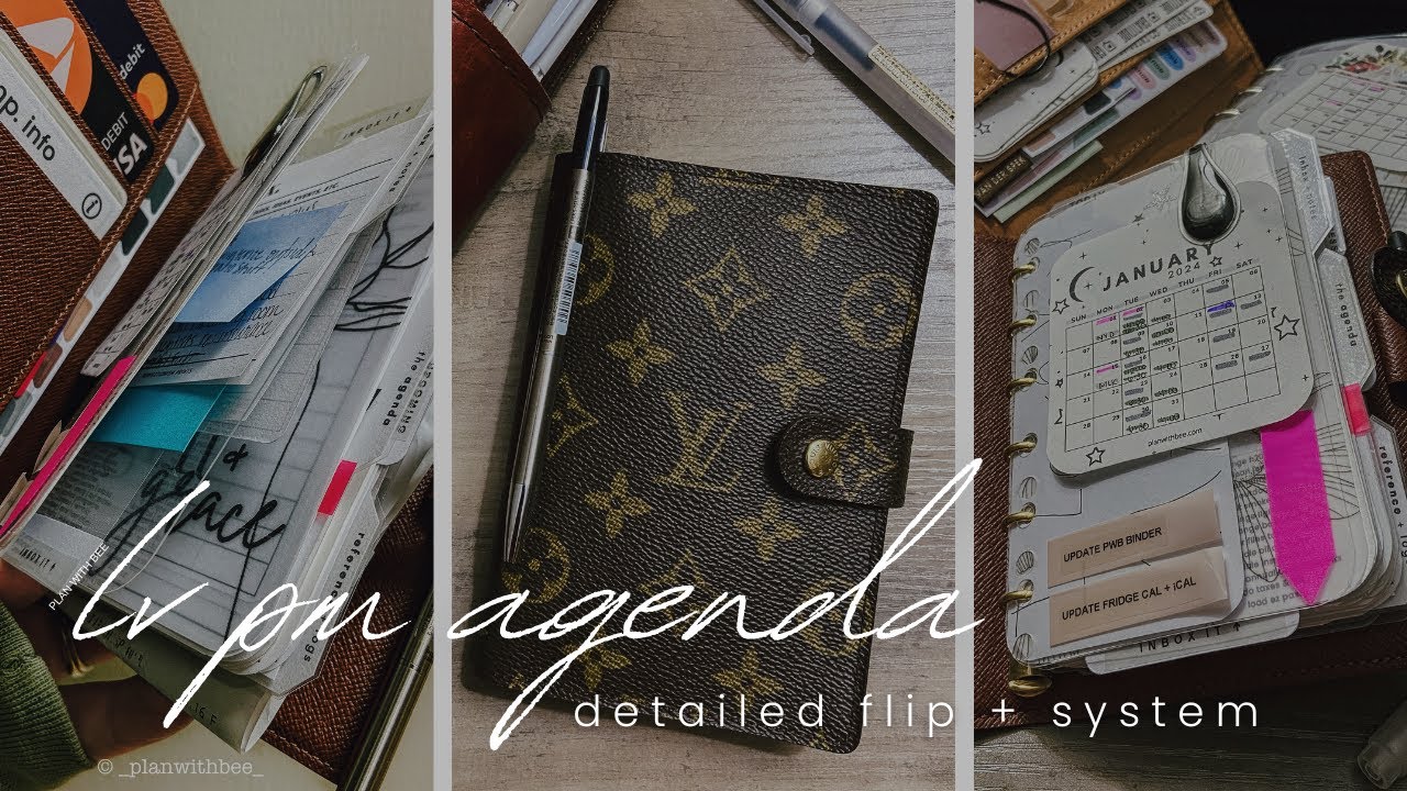 LV PM Agenda Flip + Сведения о системе | Карманный планировщик + кошелек | Функциональный планиро...
