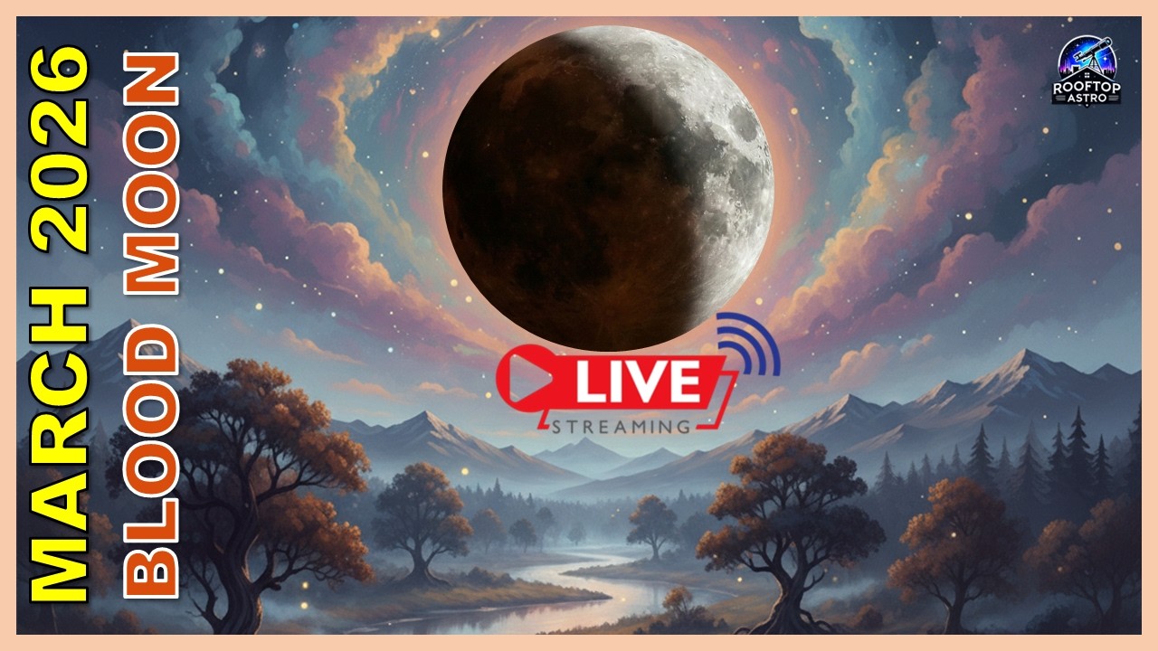 🌕 LIVE: ECLIPSE Moon | First Lunar Eclipse of 2026 #moon #live #bloodmoon