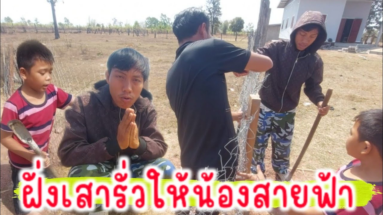 ฝั่งเสารั่วให้น้องสายฟ้า เพื่อให้ง่ายในการเปีด