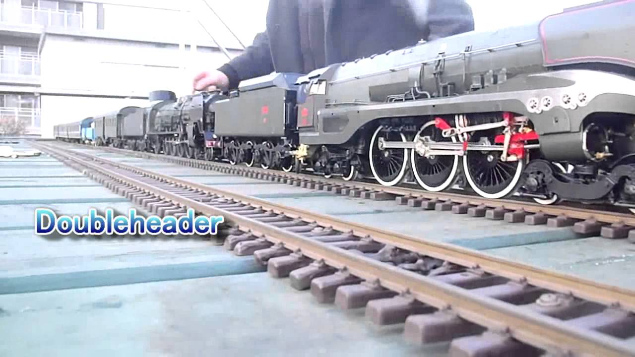 SNCF 241P and 232U1 Doubleheader