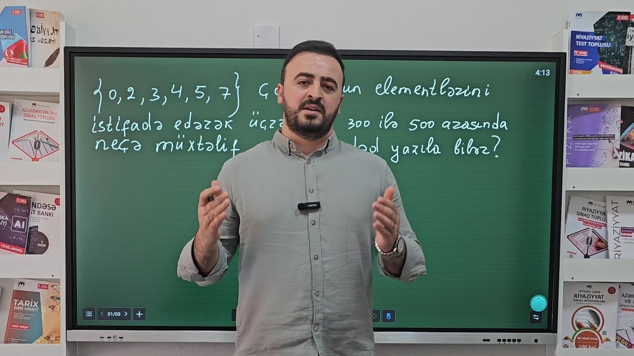 Birləşmələr nəzəriyyəsinə aid 3 gözəl sualın ətraflı izahı. Hafis Yaqublu #mhm #miq #abituriyent