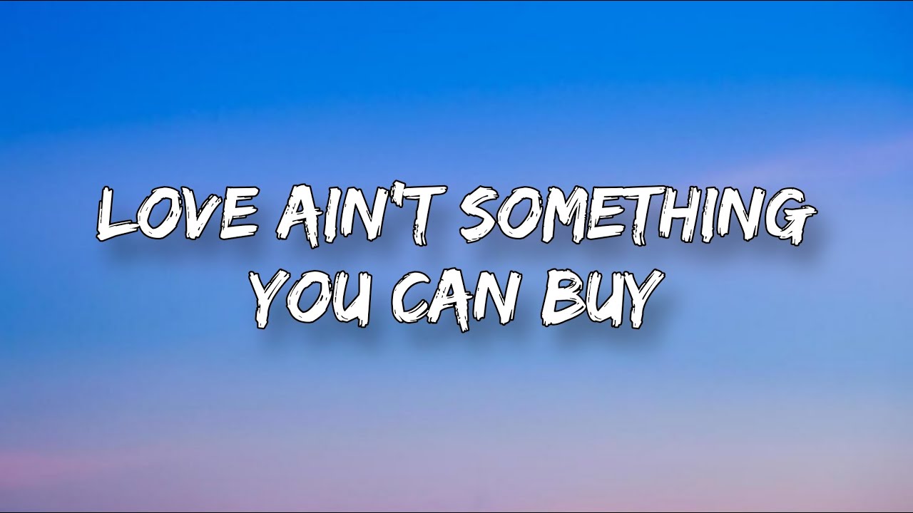Love Ain’t Something You Can Buy | Confident Pop R&B
