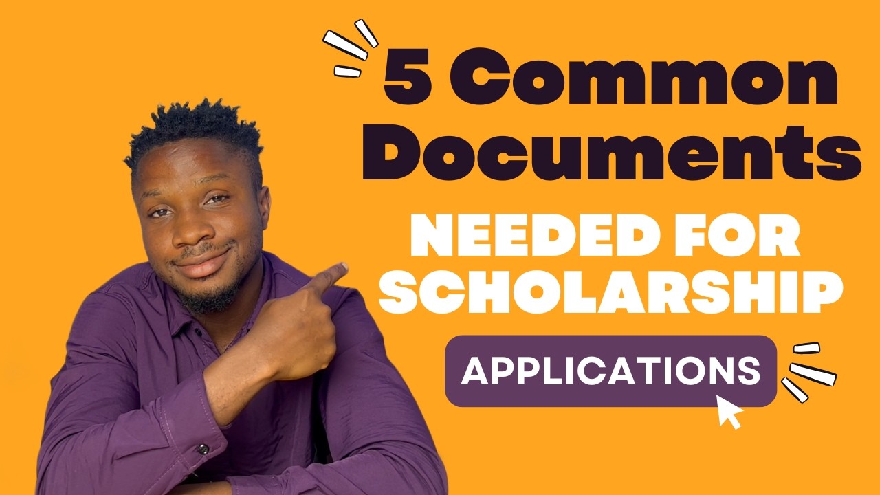 5 Documents You MUST Have Before Applying for Scholarships