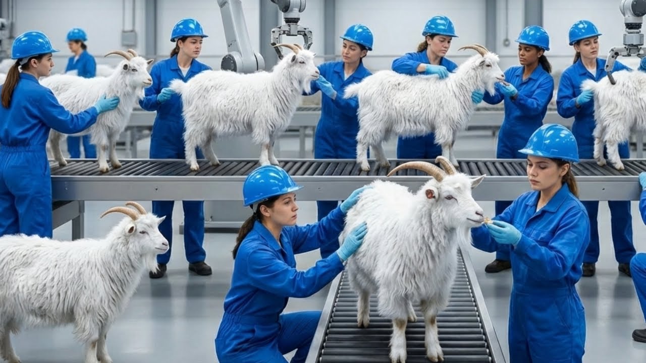 Inside the TITAN CASHMERE Factory: Harvesting 