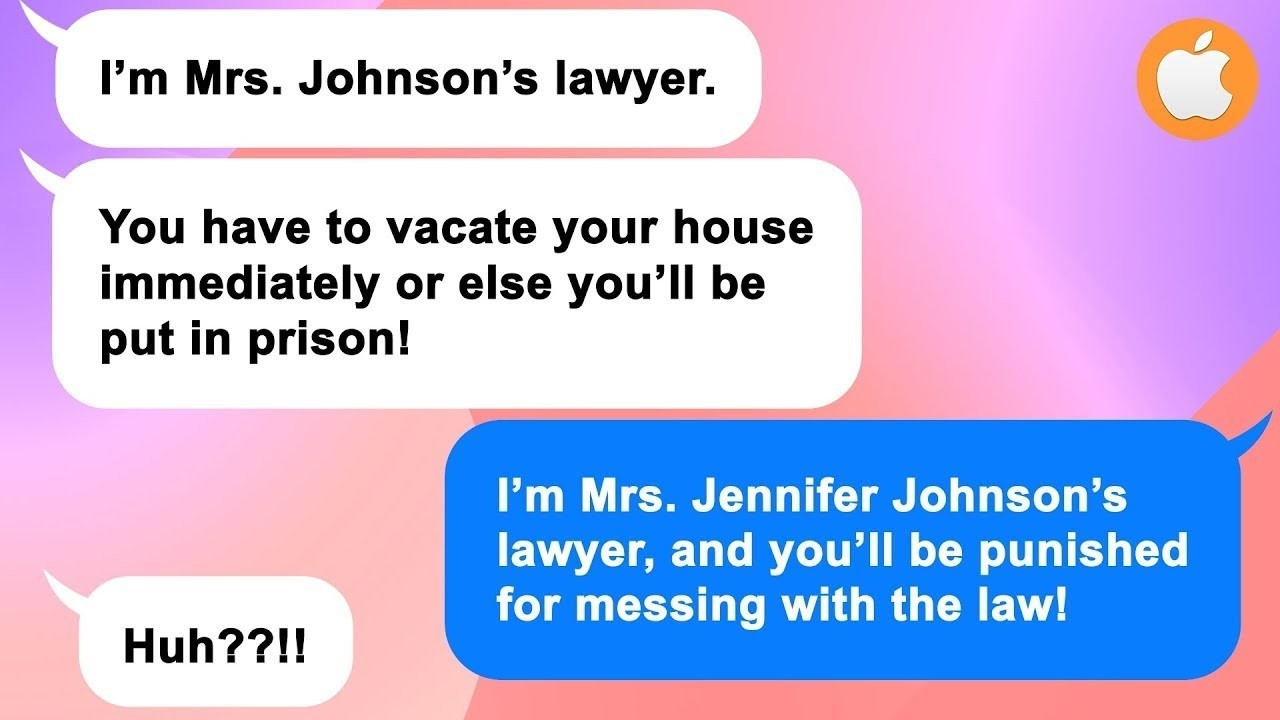 [Apple] MIL forces her way into my house but I say NO  6 months later, a lawyer texts me…