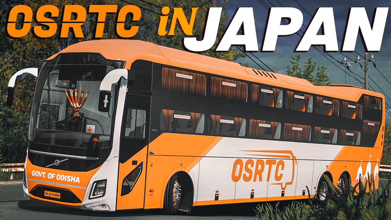 Indian Volvo 9600 OSRTC in Japanese Deadliest Road | India To Pakistan Ep#3 | Ets2
