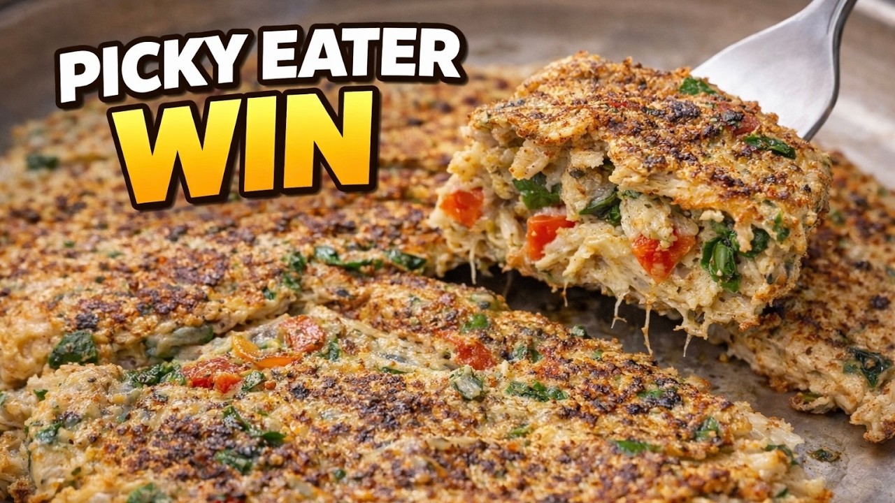 Veggie-Loaded Omelette for Picky Eaters(They Actually Finish it!)