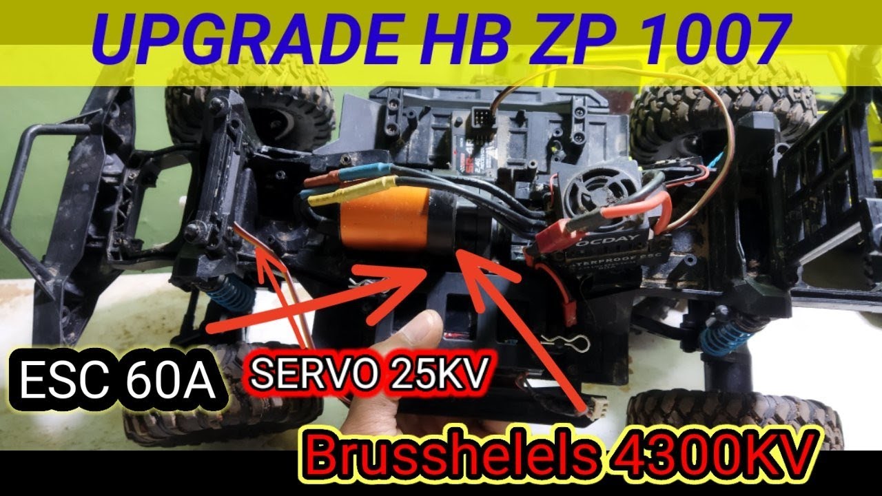 UPGRADE RC HBZP1007/1005/1001  Brusshelels 4300KV