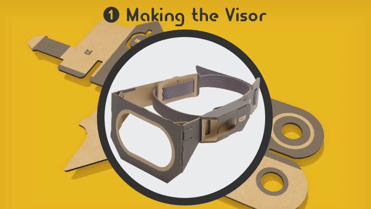 Making the Toy-Con Robot ~ 1/8 Making the Visor - LABO 02 ROBOT KIT - NO COMMENTARY 1bf