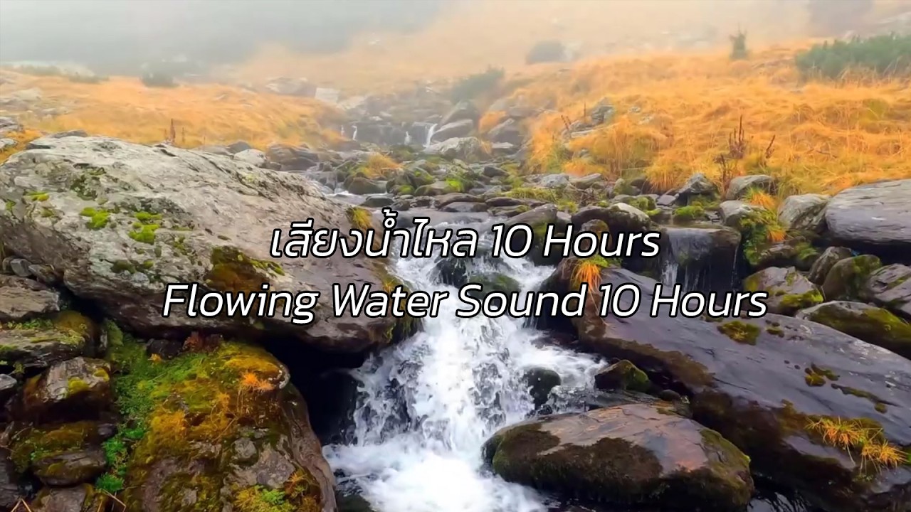 Flowing Water Sound 10 Hours  | เสียงน้ำไหล 10 Hours