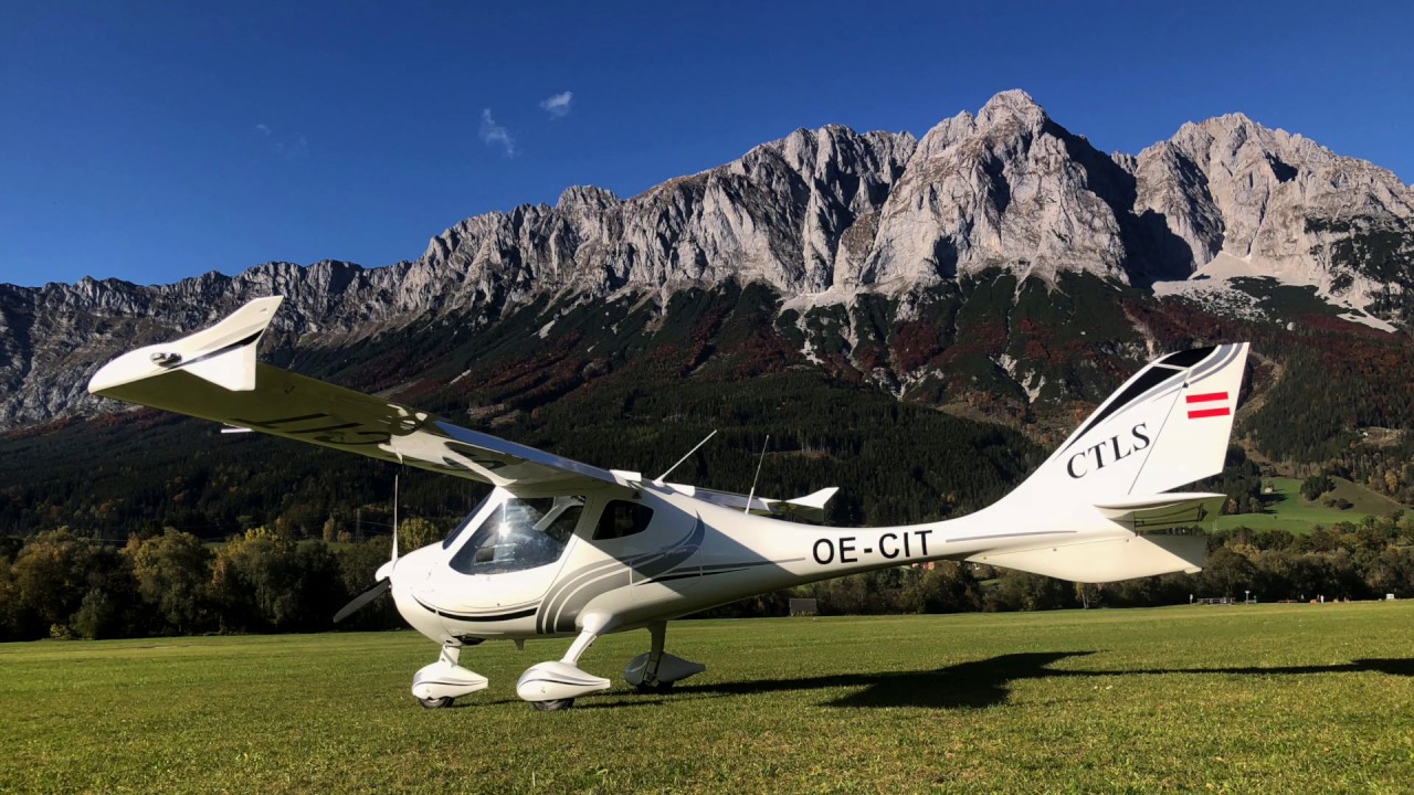 Exploring the Alps Part 1 - Flight Design CTLS with Dynon Skyview HDX EFIS
