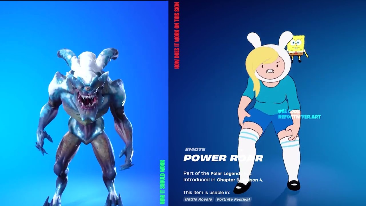 I tested FIONNA THE HUMAN Doing FUNNY & GLITCHED Emotes in Fortnite (Adventure Time)