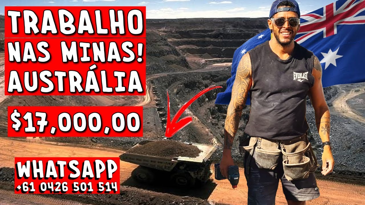 O SEGREDO DO TRABALHO NAS MINAS NA AUSTRÁLIA EM 2023 E 2024